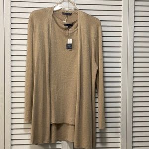 NWT Talbots (RSVP), PXL & 1XP, Gold with shimmer